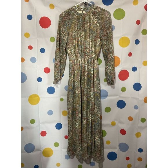 Lark & Grey Dress Cottage Style Floral Size Small 🌻🌸 - Picture 6 of 15